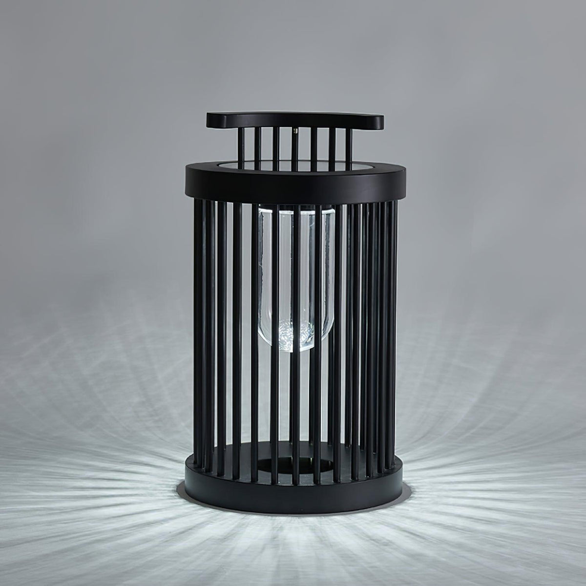 Hurricane Ruhlmann Outdoor Light ∅ 11.8″ x H 20.5″ / Dia 30cm x H 52cm / Black / Solar power storage Table lamp