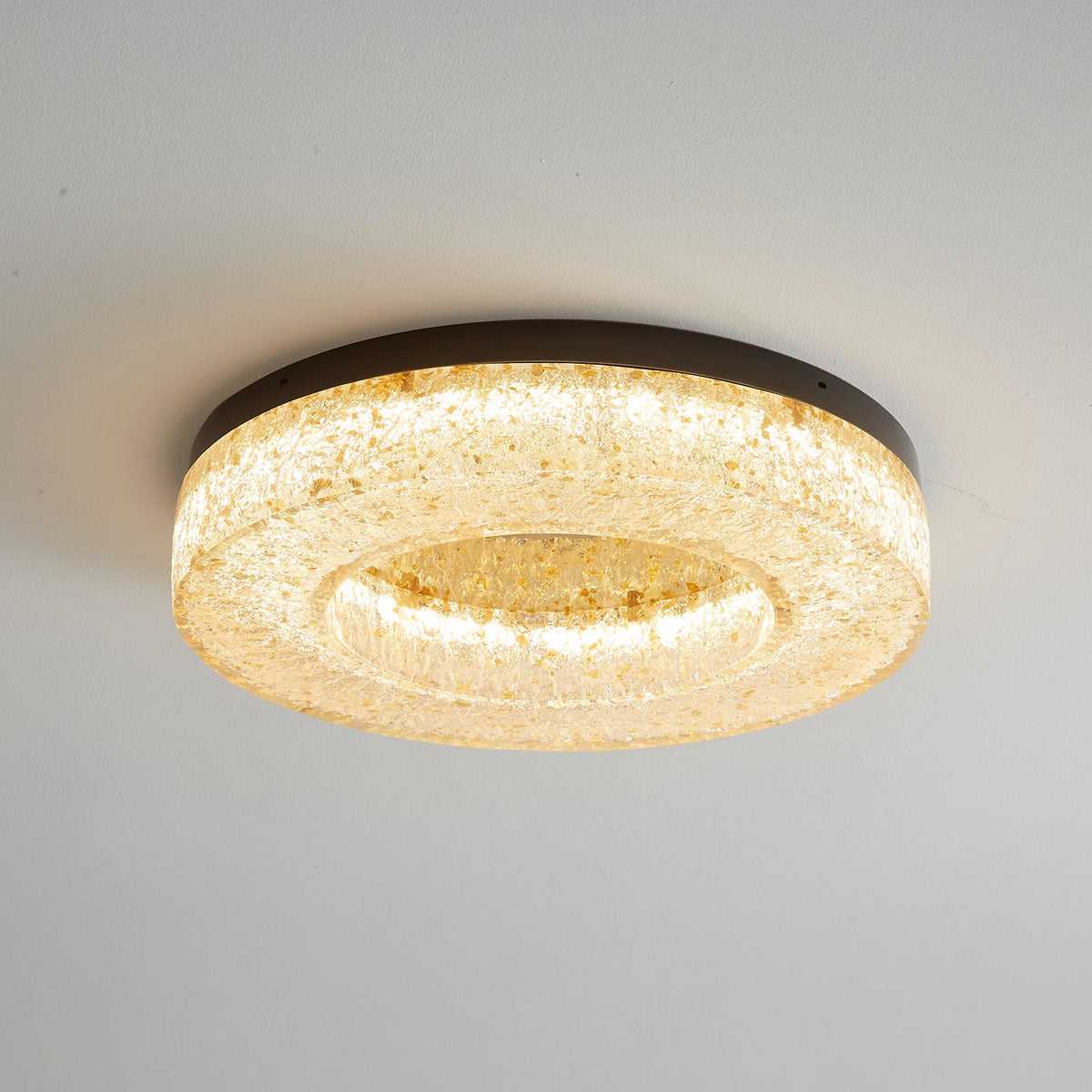 Ice Crack Circle Ceiling Lamp