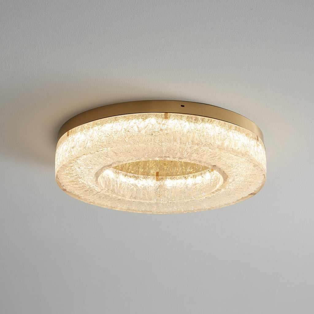 Ice Crack Circle Ceiling Lamp