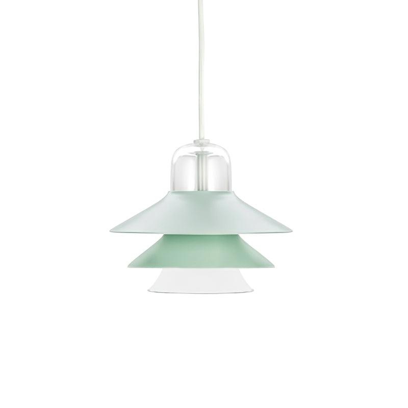 Ikono Pendant lamp ∅ 11.8″ x H 59.1″ / Dia 30cm x H 150cm / Green Pendant light