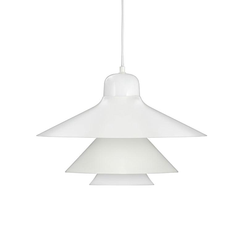 Ikono Pendant lamp ∅ 15.7″ x H 59.1″ / Dia 40cm x H 150cm / White Pendant light