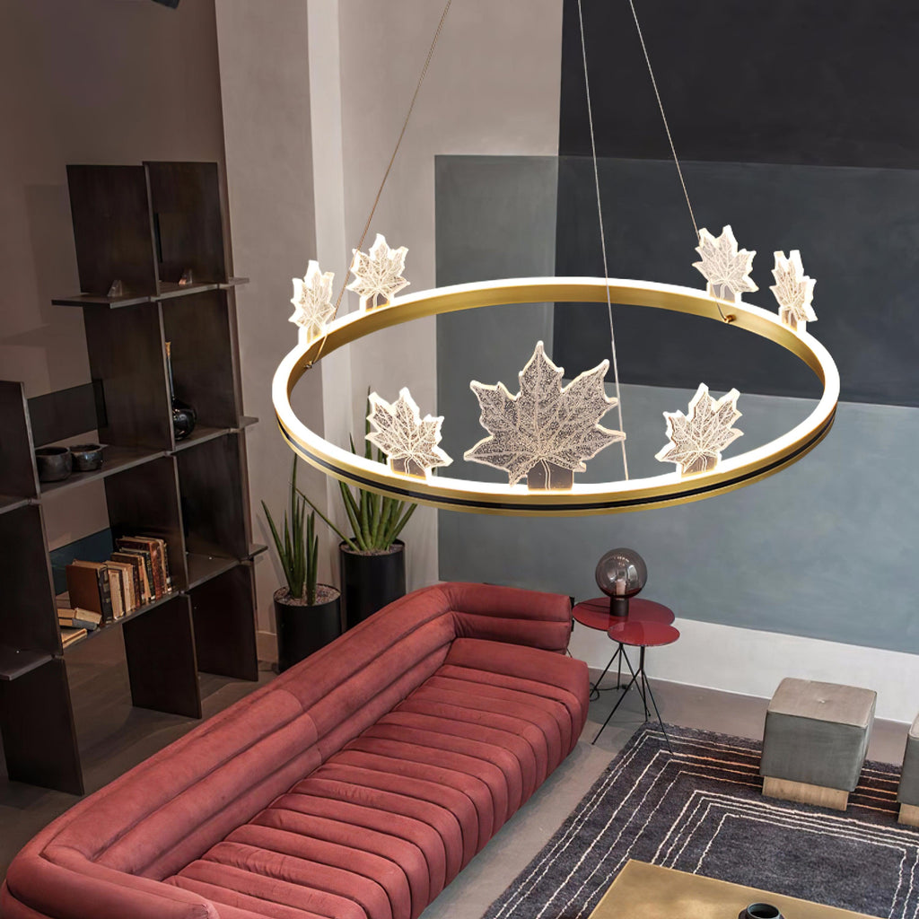 Ion Leaf Chandelier Chandelier