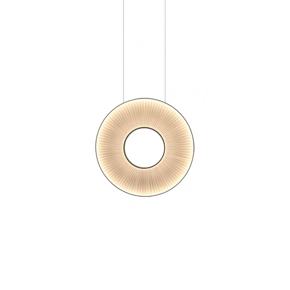 Iris Pendant Lamp Vertical ∅ 15.7″ x H 15.7″ / Dia 40cm x H 40cm / White / Dual Color Temperature Pendant light