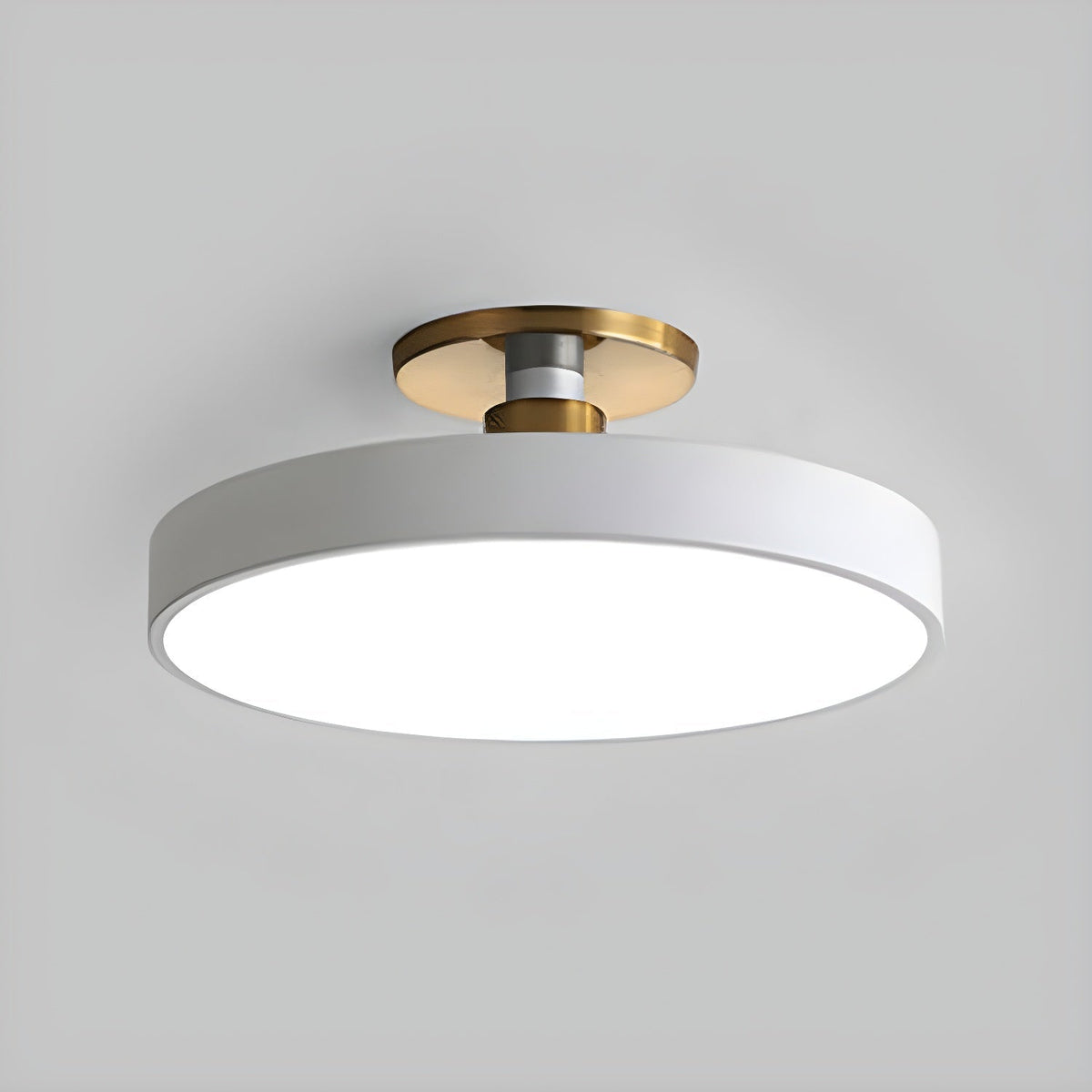 Isla Flush Mount Ceiling Lamp ∅ 11.8″ x H 5.1″ / White / Warm Light 1001 Ceiling lamp