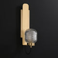 Ison Wall Light ∅ 3.8″ x H 17.4″ / Dia 9.6cm x H 44.2cm / Polished brass Wall lamp