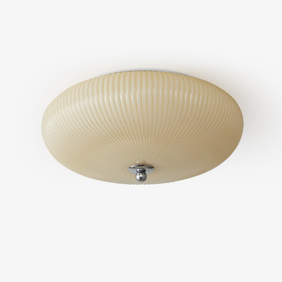 Ivory Ripple Ceiling Light