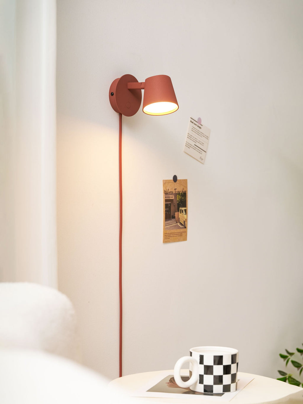 Tip Plug-In Wall Lamp