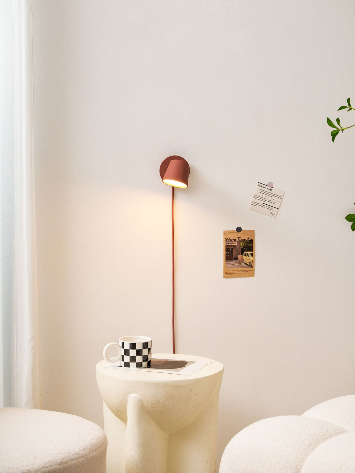 Tip Plug-In Wall Lamp