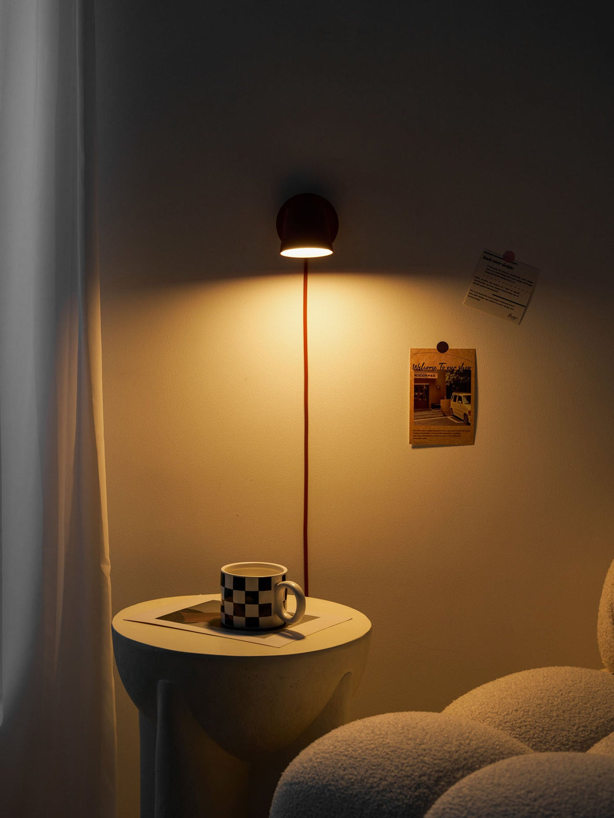 Tip Plug-In Wall Lamp