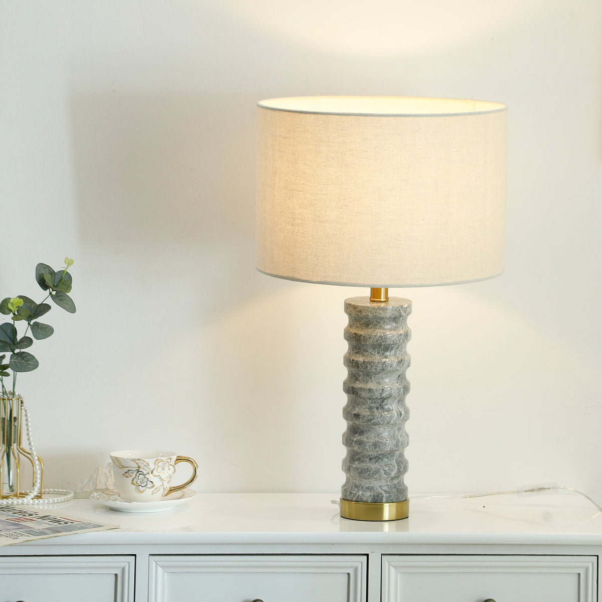 Julienne Marble Table Lamp