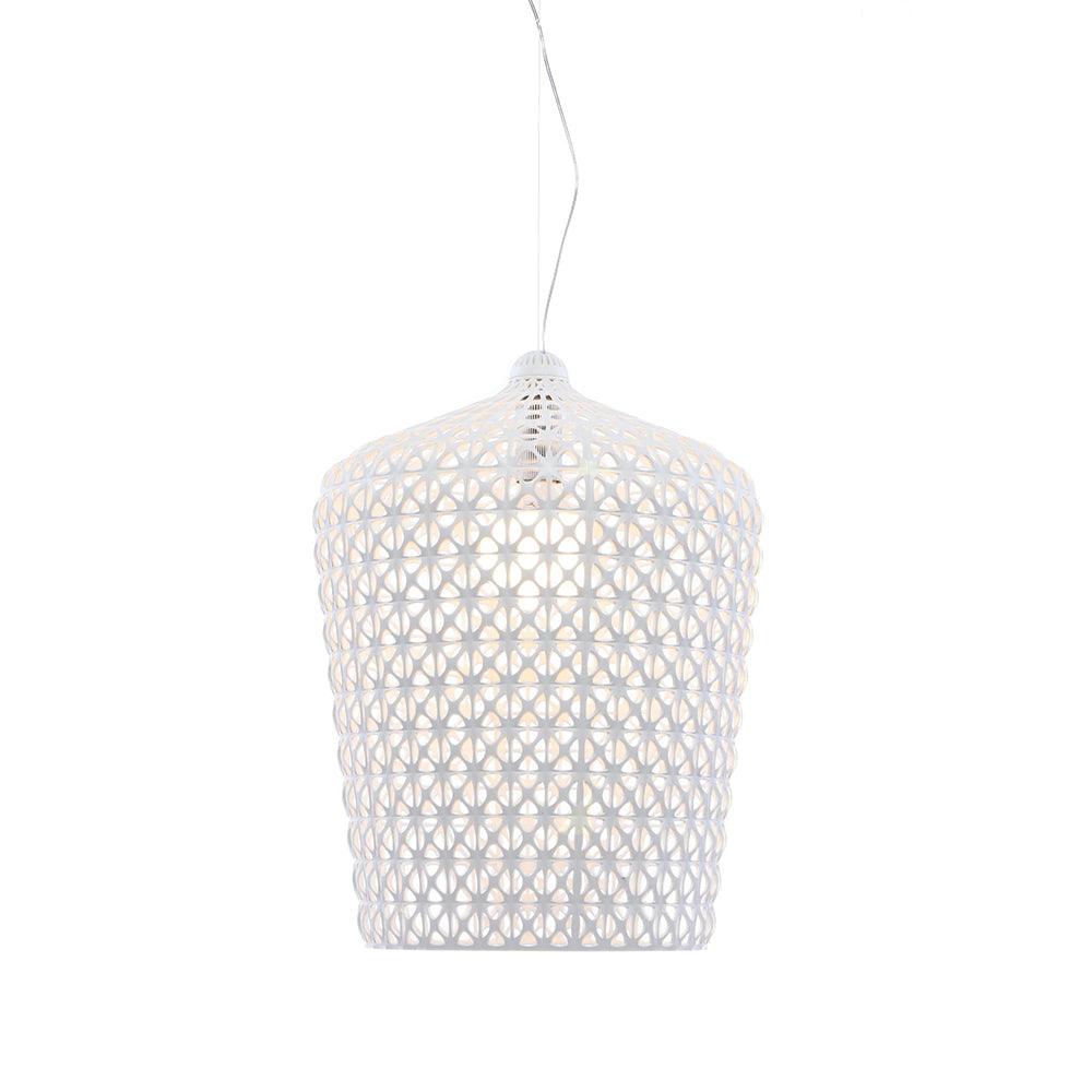 Kabuki Pendant Lamp ∅ 19.7″ x H 24.8″ / Dia 50cm x H 63cm / White / Three-Color Changing Light Pendant light