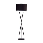 Kaden Black Floor Lamp ∅ 20.1″ x H 57.1″ / Dia 51cm x H 145m / Black / US plug Floor lamp