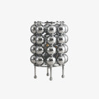 Kare Table Lamp ∅ 7.5″ x H 11.2″ / Dia 19cm x H 28.5cm / Chrome / US Plug Table lamp