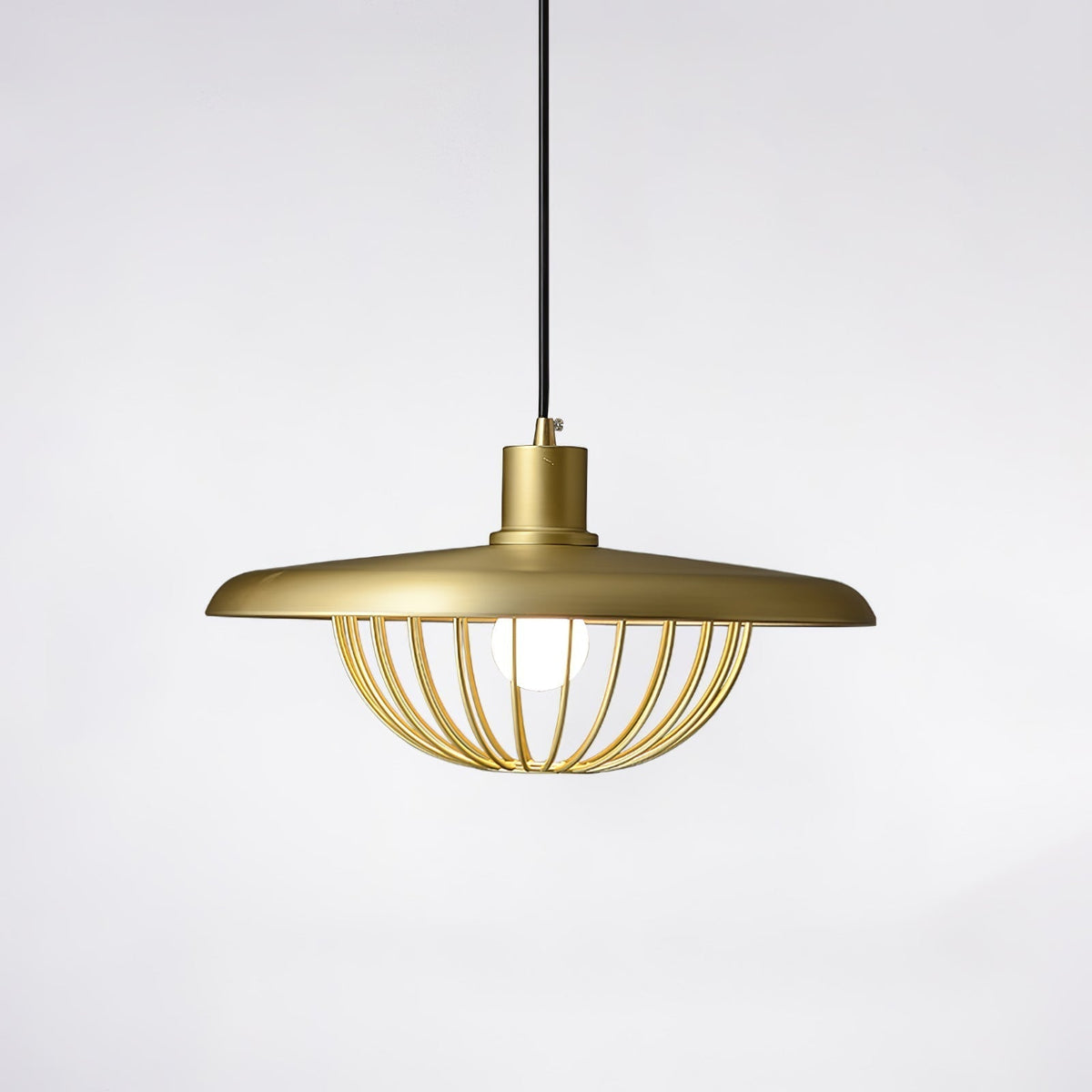 Kasa Pendant Lamp ∅ 13.8″ x H 7.9″ / Dia 35cm x H 20cm / Copper plated Pendant light