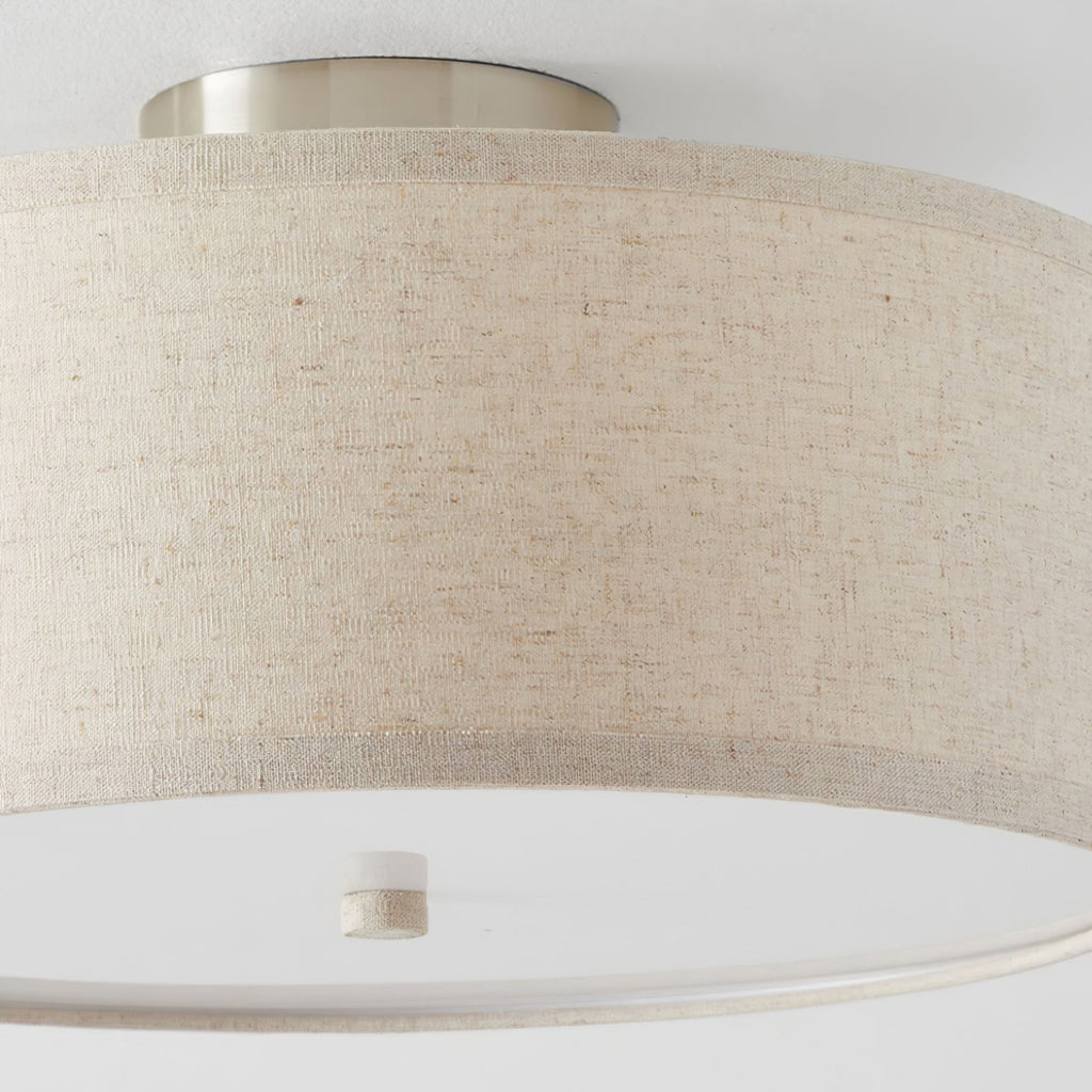 Kasha Linen Ceiling Light
