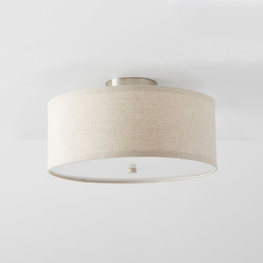 Kasha Linen Ceiling Light