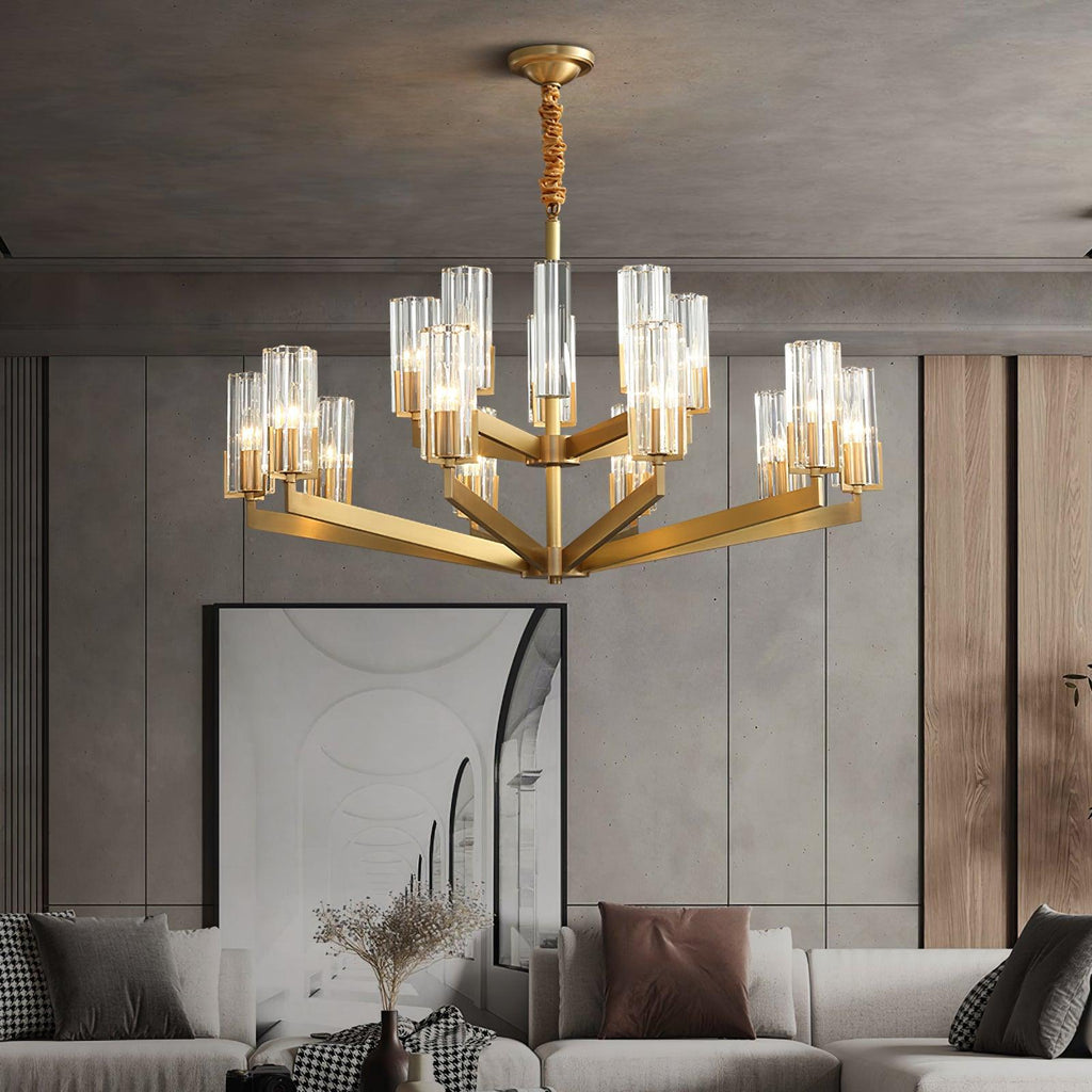 Kayla Brass Chandelier Chandelier