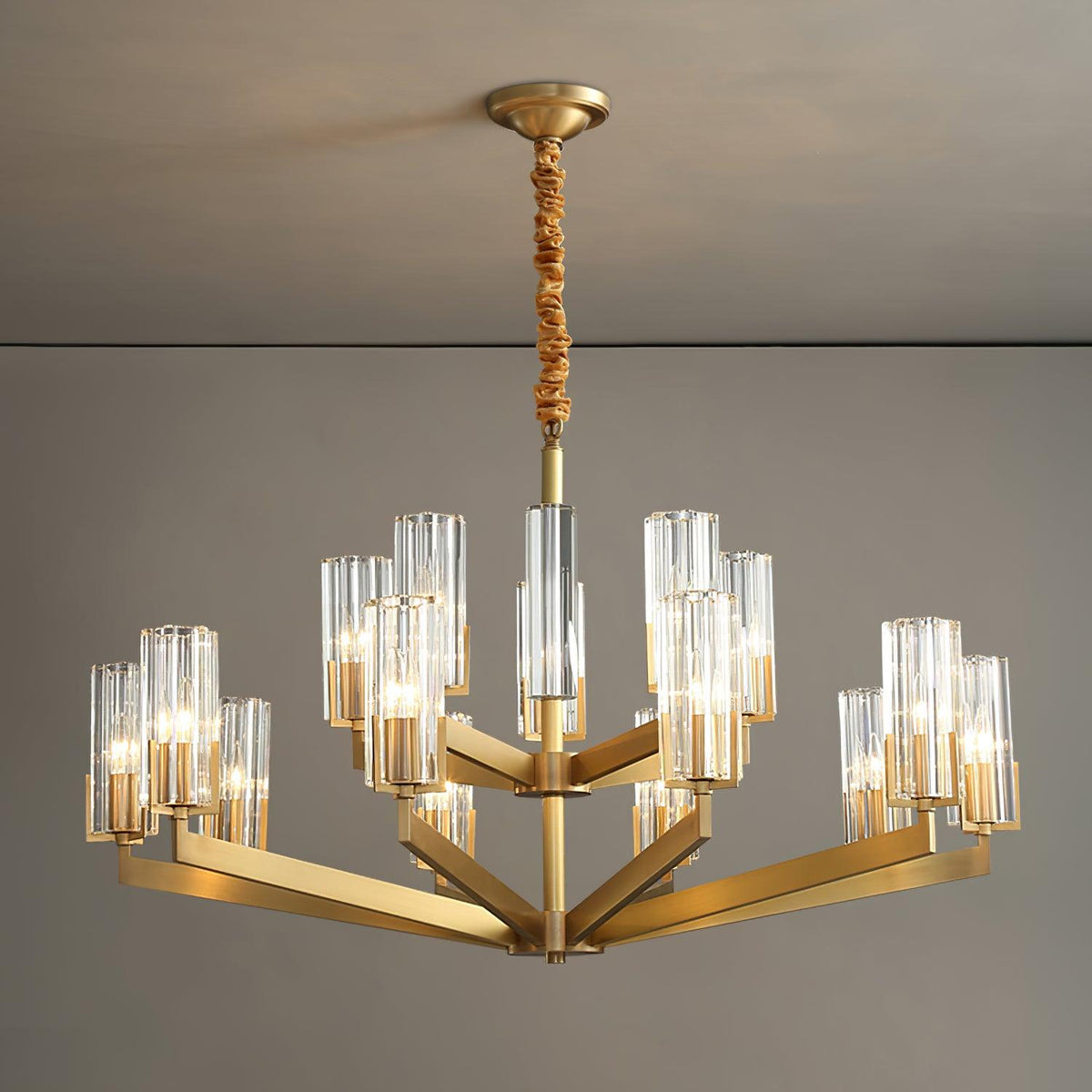 Kayla Brass Chandelier Chandelier