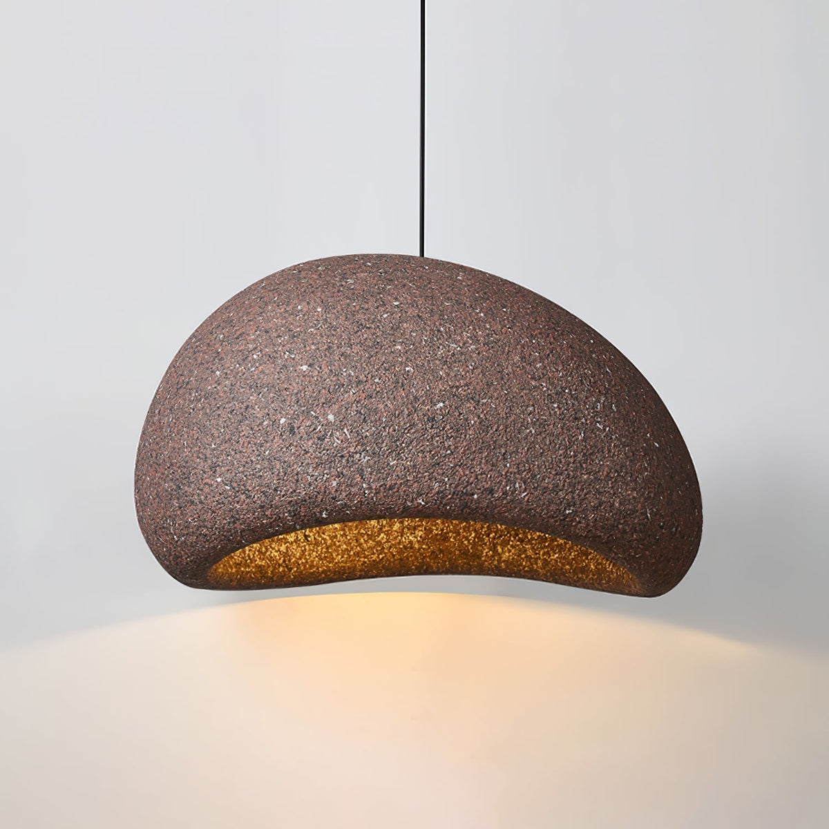 Khmara Halia Speckled Pendant Lamp Model A / ? 11.8″ x H 7.9″ / Dia 30cm x H 20cm / Spots Dark red Pendant light
