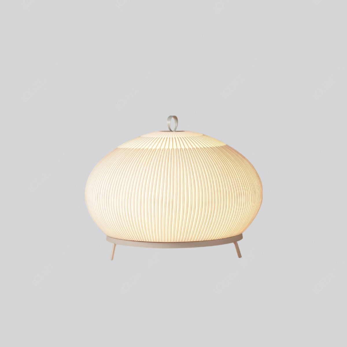 Lantern Knit Table Lamp ∅ 17.7″ x H 14.8″ / Dia 45cm x H 37.5cm / White & Three-Color Stepless Dimming / US Plug Table