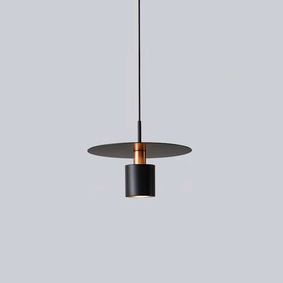Kolorit Pendant Lamp ∅ 13.8″ x H 6.3″ / Dia 35cm x H 16cm / Black Pendant light