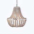Koralky Chandelier Φ 19.7″ x H 20.3″ / Dia 50cm x H 51.5cm / Old White Chandelier