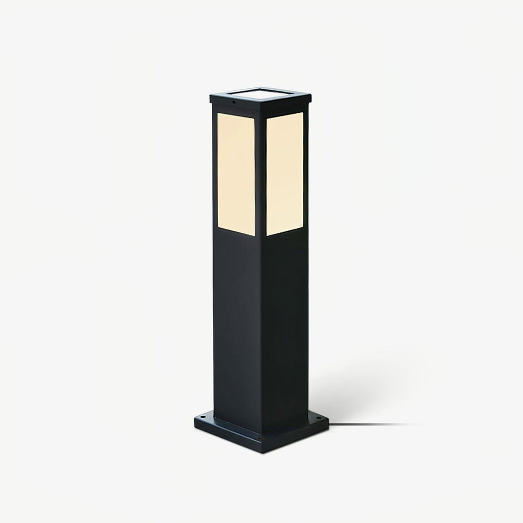 Kuzco Bollard Outdoor Light ∅ 5.5″ x H 23.6″ / Dia 14cm x H 60cm / Black / Warm Light Outdoor Lighting
