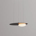 Kwic Pendant Lamp ∅ 14.2″ x H 3.9″ / Dia 36cm x H 10cm / Black / Warm Light Pendant light