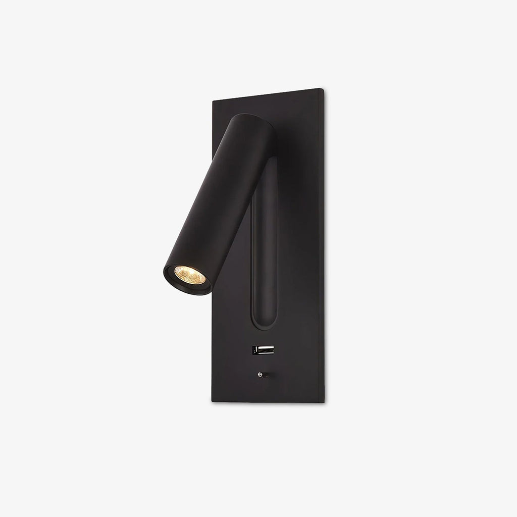 Black Bedside USB Wall Light 1001 Wall lamp