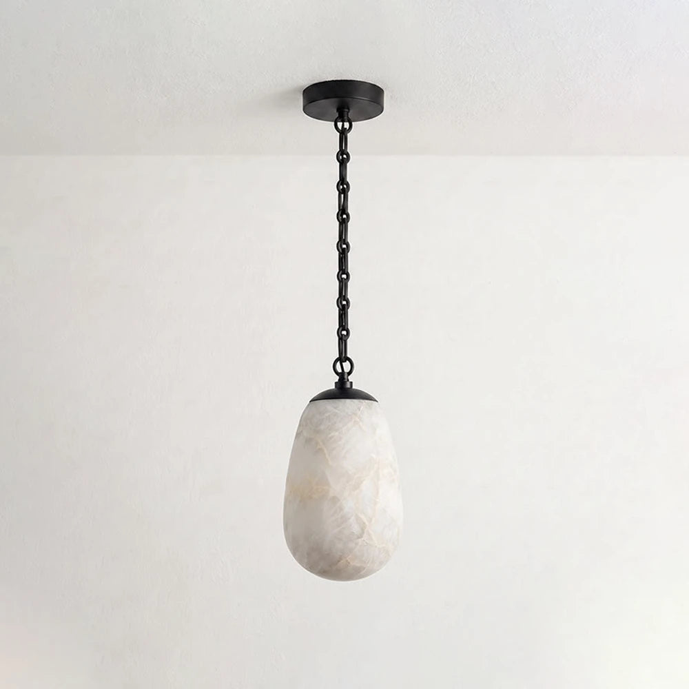 Lanterelle Alabaster Chain Chandelier