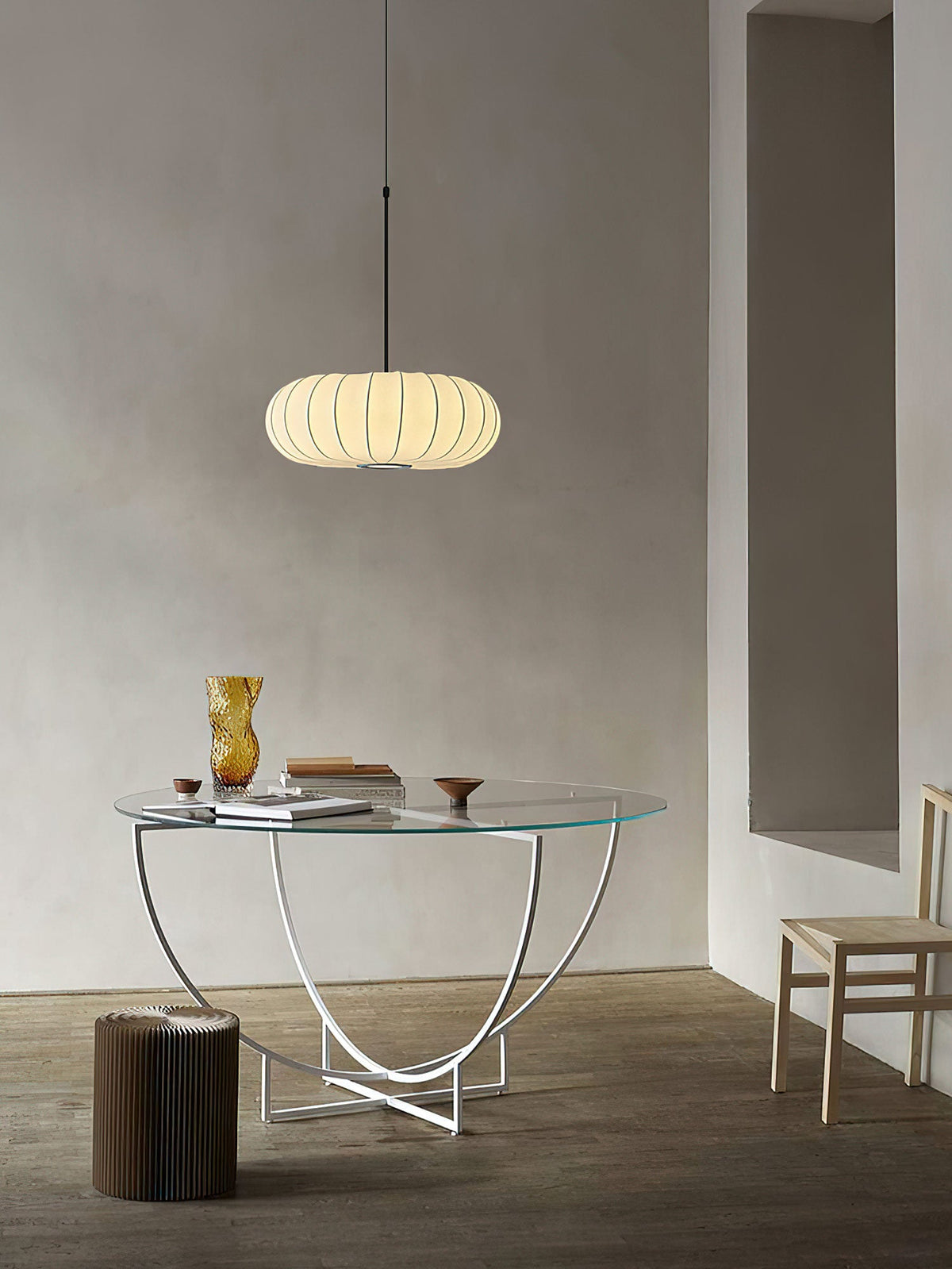 Lantern Silk Pendant Lamp