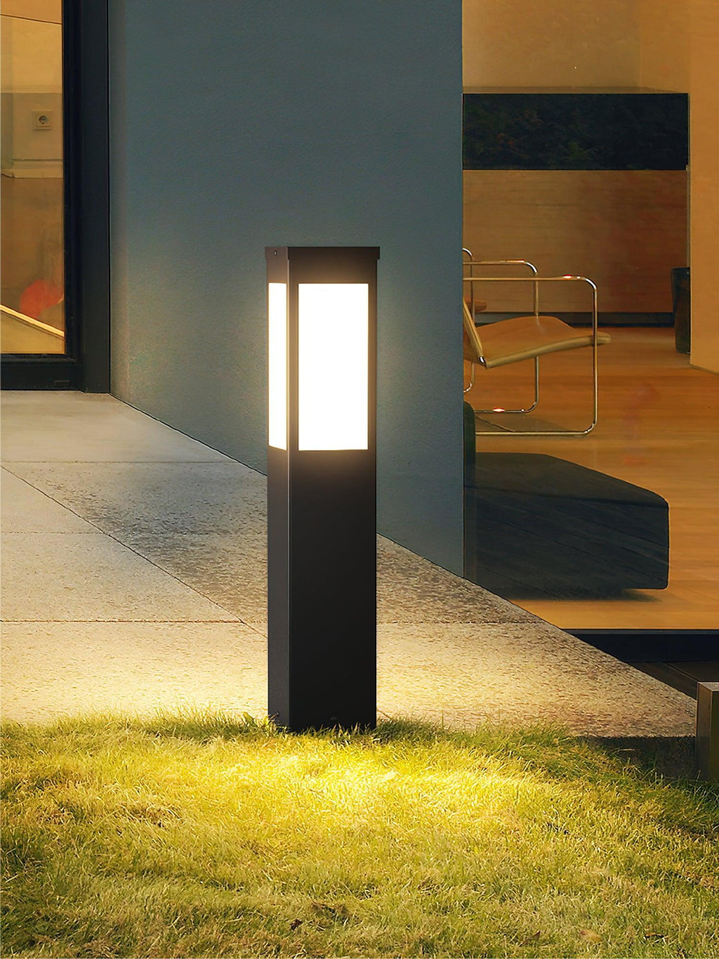 Lantern Column Outdoor Bollard Light