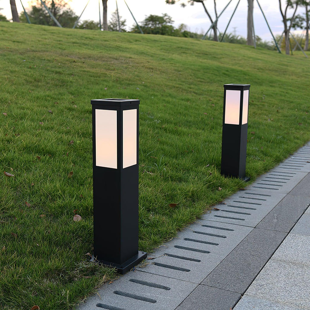 Lantern Column Outdoor Bollard Light