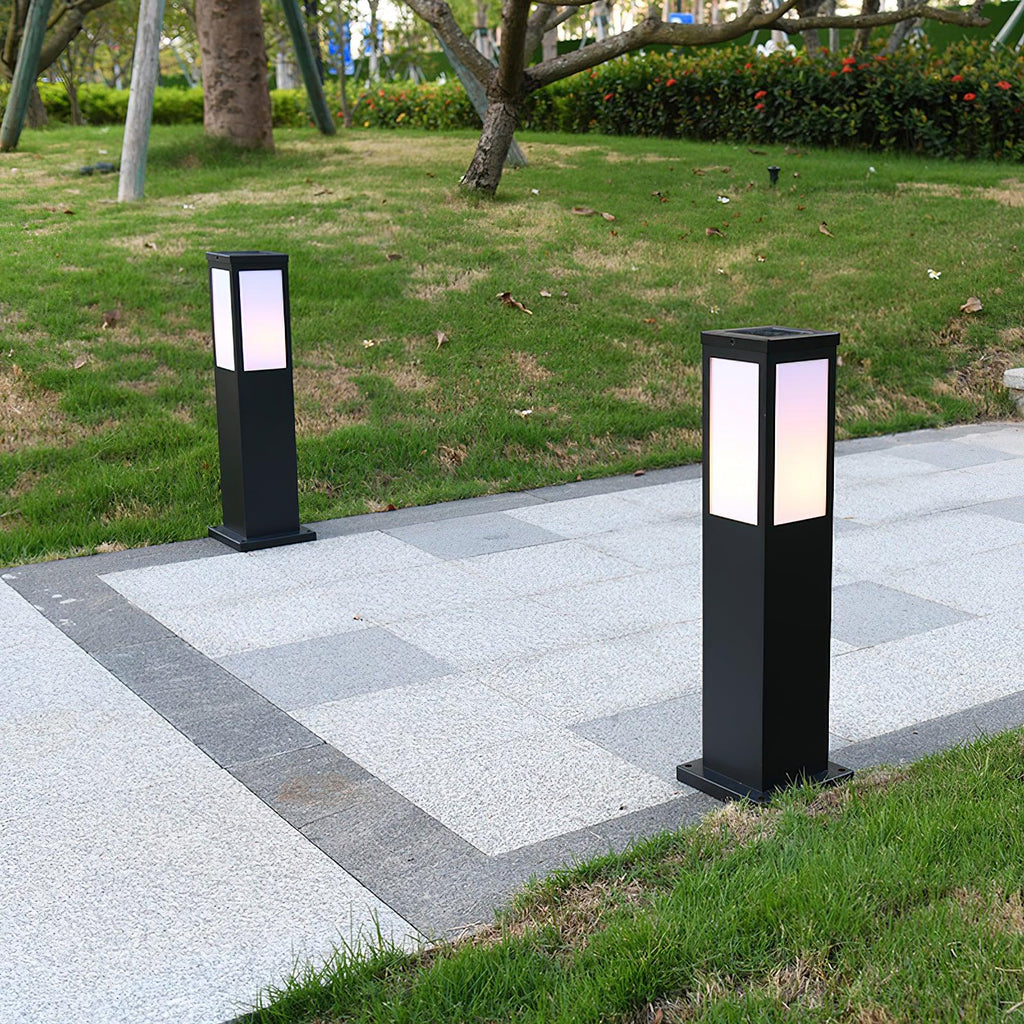 Lantern Column Solar Bollard Light
