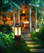 Lantern Column Solar Bollard Light