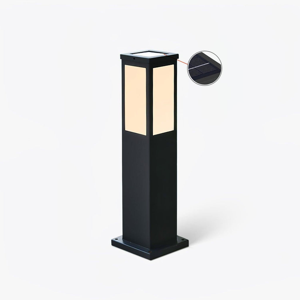 Lantern Column Solar Bollard Light