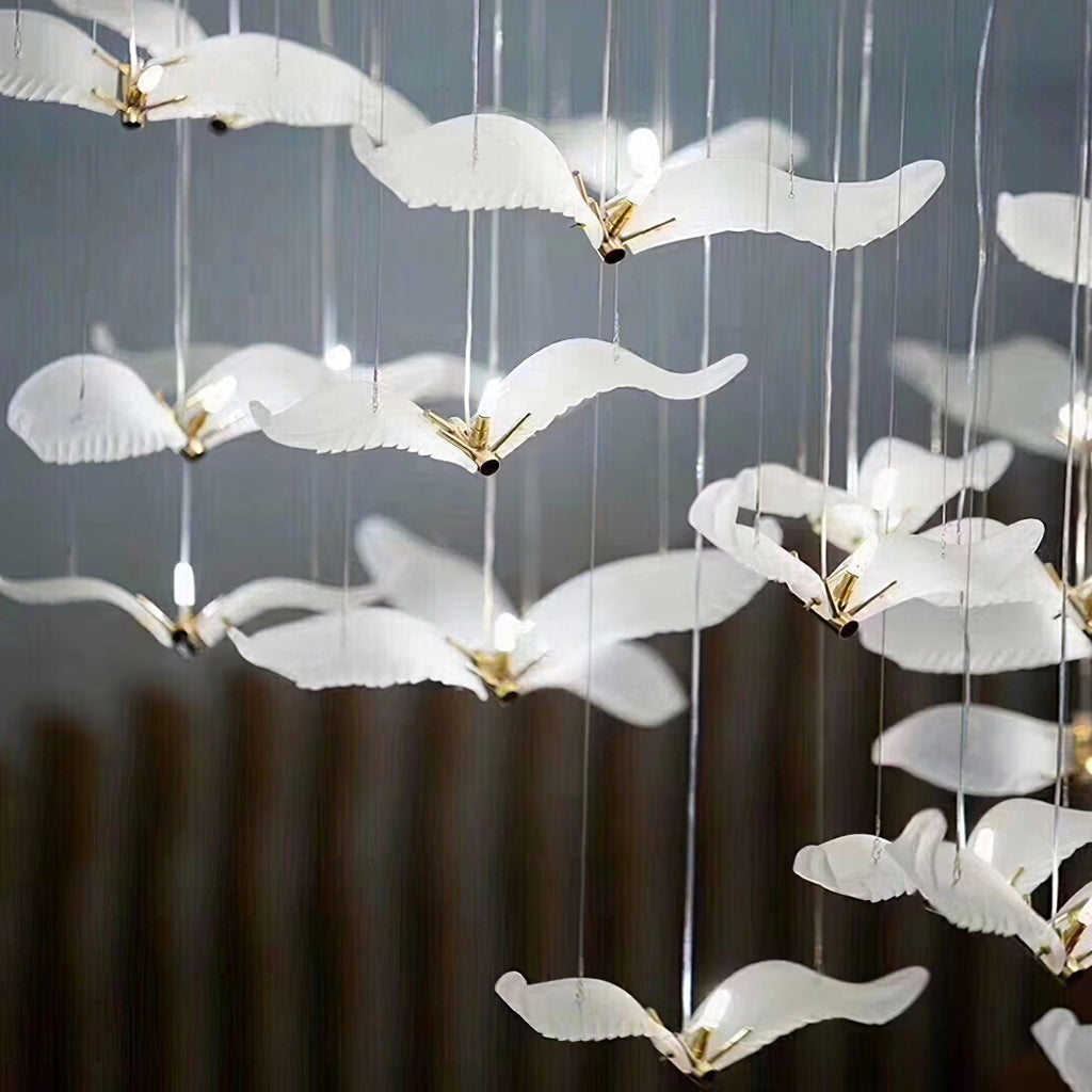 Large Seagull Chandelier Chandelier