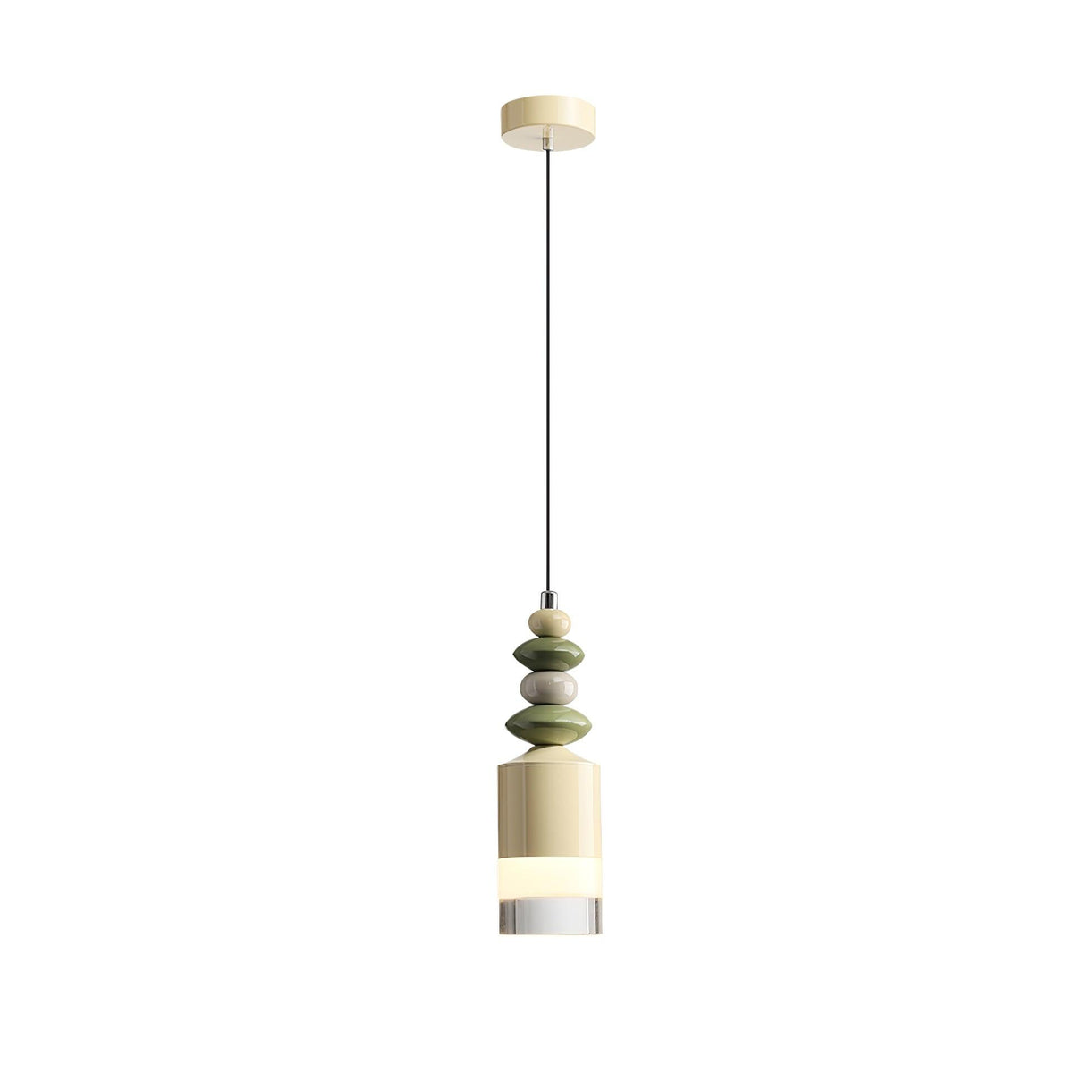 Lariat Pendant Lamp Model A ∅ 2.8″ x H 9.1″ / Dia 7cm x H 23cm / Combination 1 Pendant light