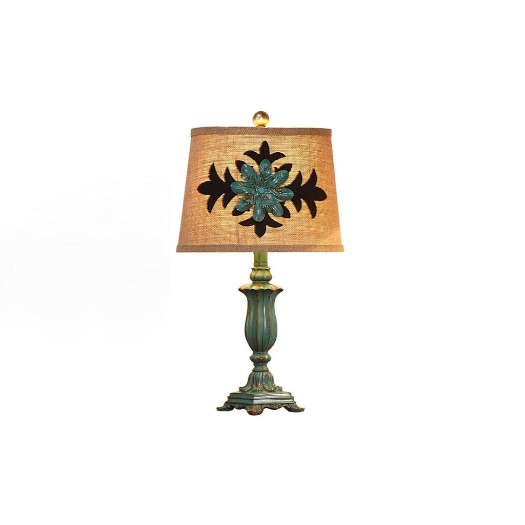 Lark Table Lamp ∅ 9.8″ x H 21.2″ / Dia 25cm x H 54cm / Green / US plug Table lamp