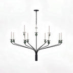 Laurel Branching Brass Chandelier