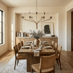 Laurel Branching Brass Chandelier