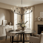 Laurel Branching Brass Chandelier
