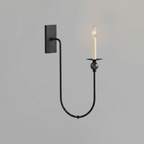 Laurel Trailing Brass Sconce