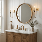Laurel Trailing Brass Sconce