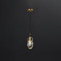 Lavilla Pendant Lamp ? 4.7″ x H 10.6″ / Dia 12cm x H 27cm / Brass + Clear Pendant light