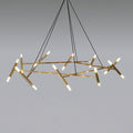Le Diamant Chandelier 20 heads size: Dia 100 cm x H 150 cm / ∅ 39.4″ x H 59″ / Bronze Chandelier