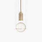Le tre streghe Crystal Pendant Light ∅ 5.9″ x H 59″ / Dia 15cm x H 150cm / Gold Pendant light