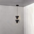 Legato Pendant Light 2 heads ∅ 6.7″ x H 13.8″ / 17cm x H 35 cm / Black / Warm Light Pendant light