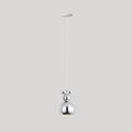 Laila Mini Pendant Light Model A: ∅ 4.7″ x H 8.7″ / Dia 12cm x H 22cm / Chrome Pendant light