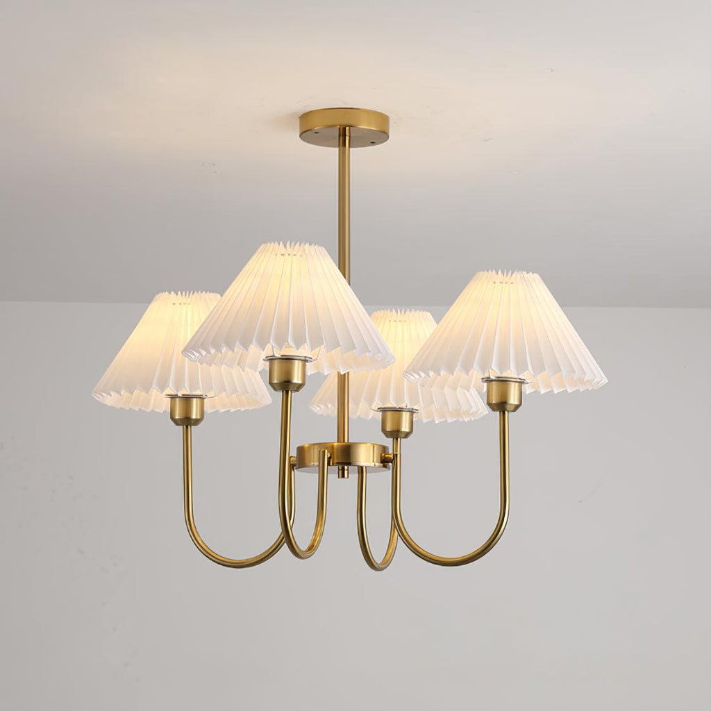 Lenore Pleated Chandelier Chandelier